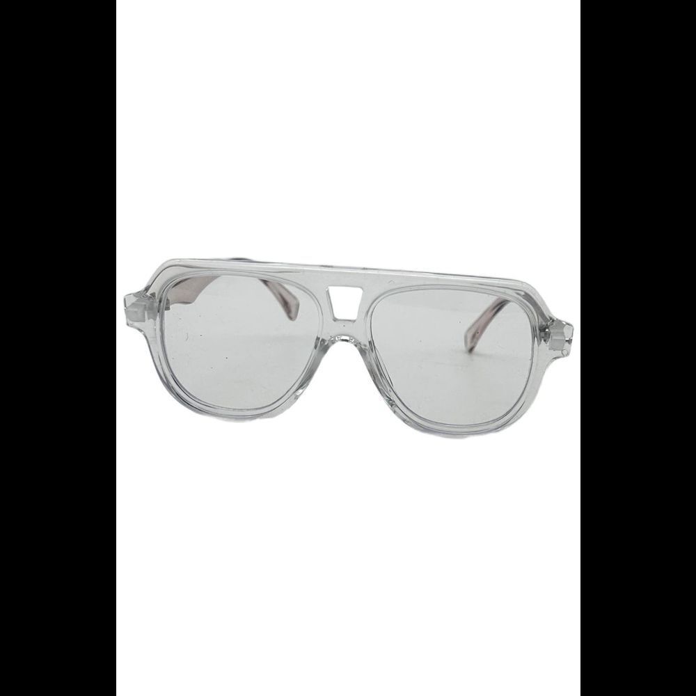 FEISEDY Women's Aviator Blue Light Frame Glasses Transparent